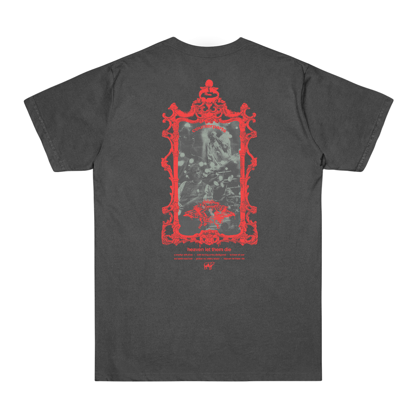 Ridge Angel Faded Black Tee