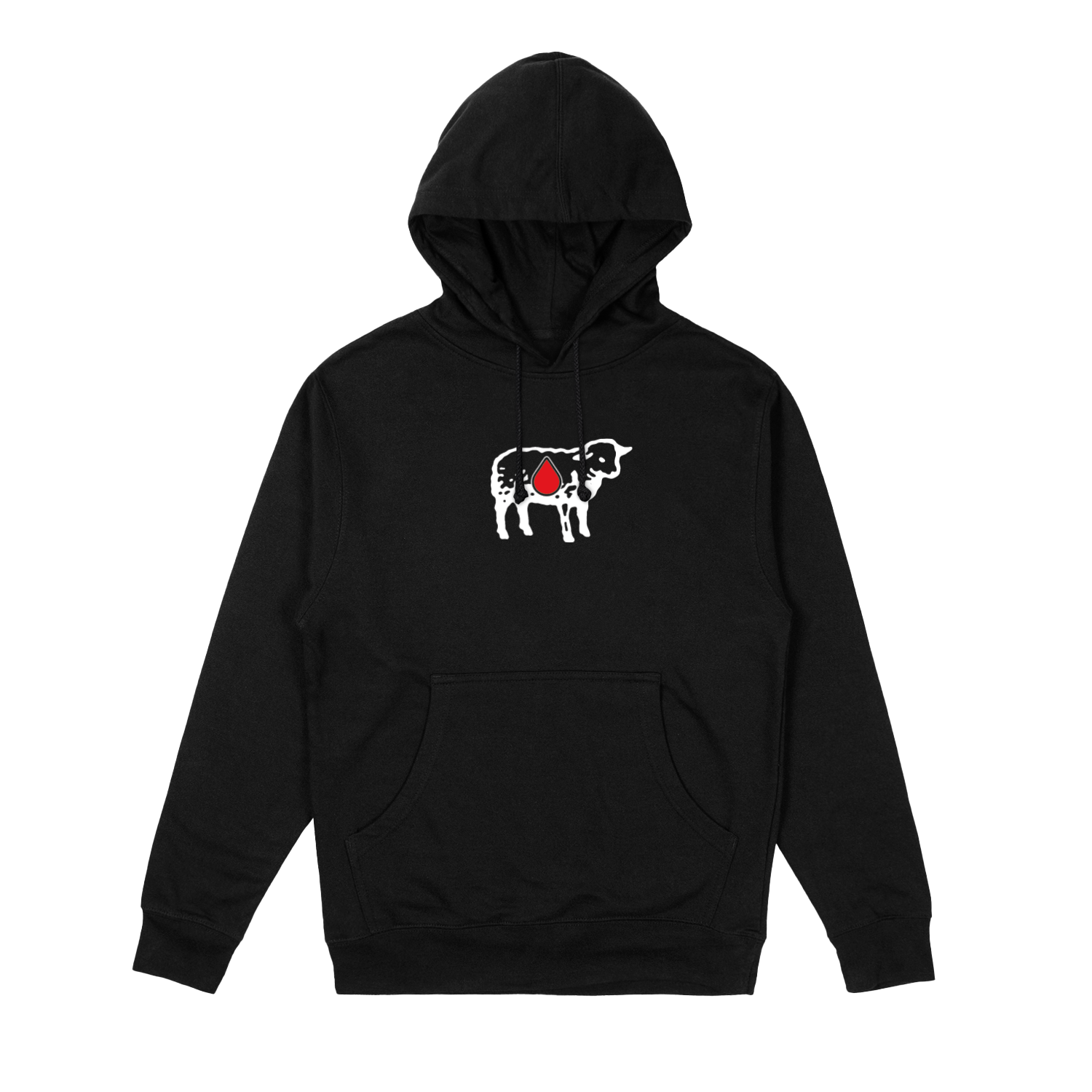 DimMoire Beloved sheep ロンT BLACK Lamb Hoodie - Black – Counterparts | Official Merchandise